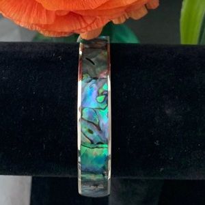 NEW! Abalone Bracelet—Stainless Steel 1/2” Bangle